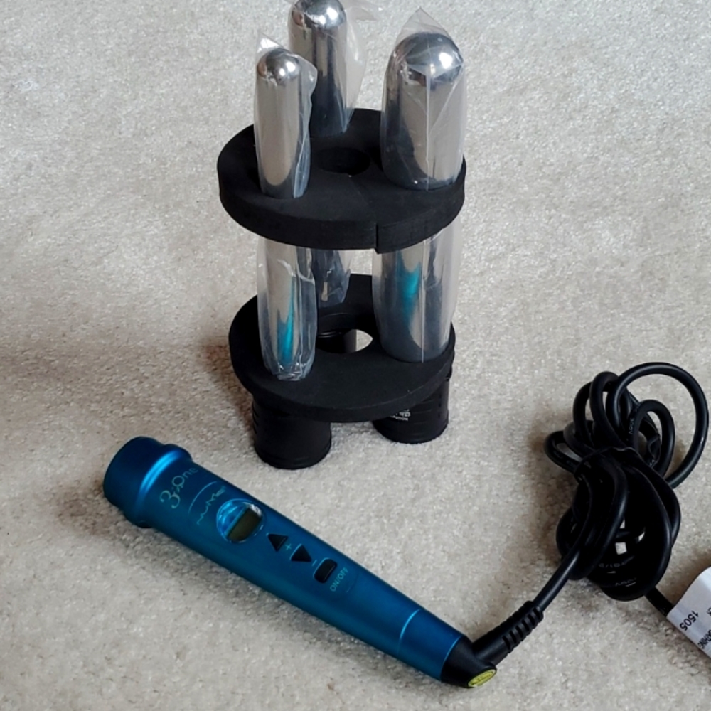 NuMe Titan 3, 3-In-1 Curling Wand